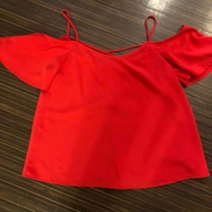 BP Red off the shoulder shirt
